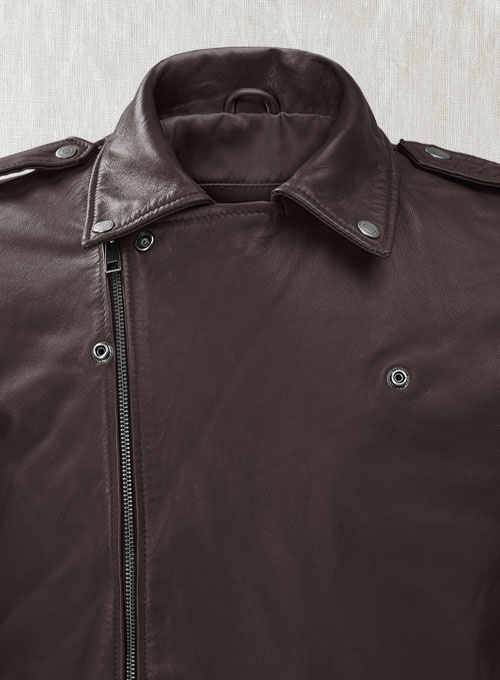 Rutland Brown Riding Leather Jacket - Click Image to Close