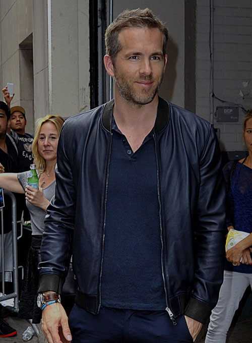 Ryan Reynolds Leather Jacket #5 - Click Image to Close