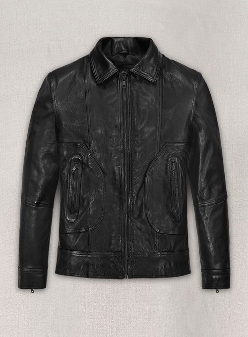 Sam Worthington Leather Jacket #1 - Click Image to Close