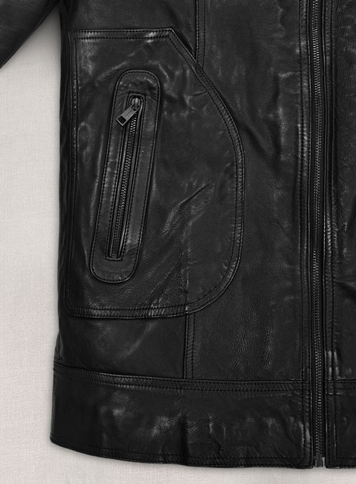 Sam Worthington Leather Jacket #1 - Click Image to Close