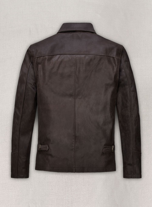 Sam Worthington Kidnapping Mr Heineken Leather Jacket