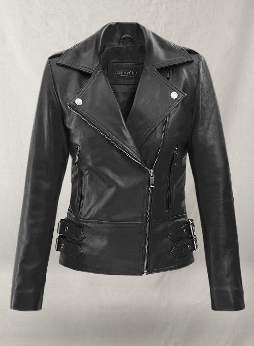 Scarlett Johansson Black Widow Leather Jacket - Click Image to Close