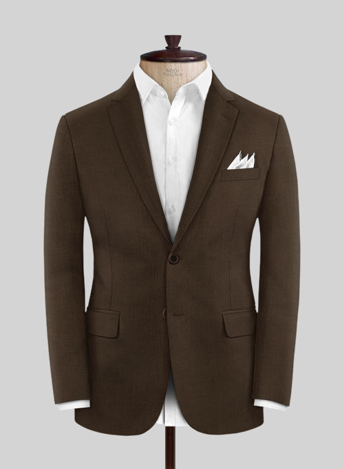 Scabal Brown Wool Jacket