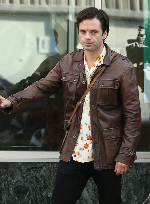 Sebastian Stan A Different Man Leather Jacket - Click Image to Close