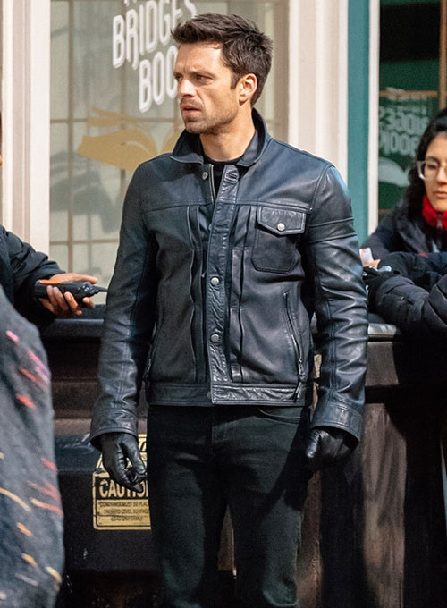 The Winter Soldier San Sebastian Leather Jacket - Click Image to Close