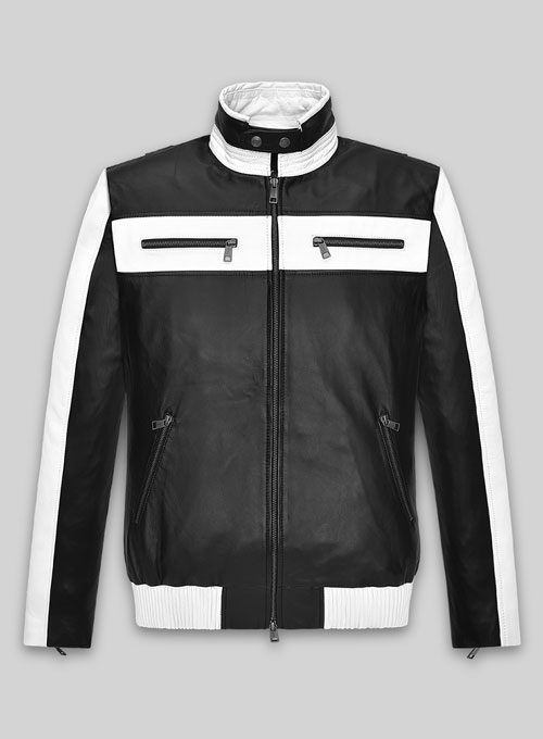 Sebastian Stan Motorcycle Leather Jacket