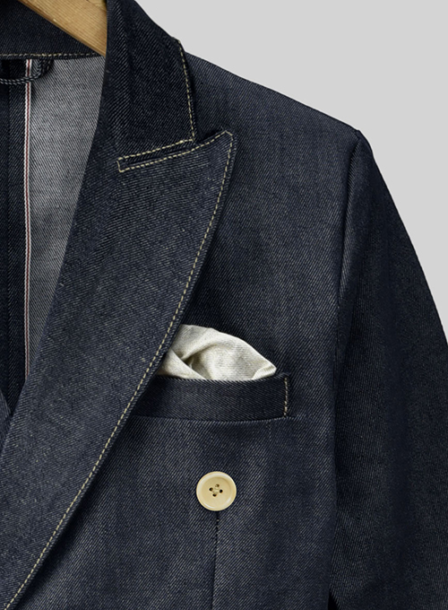 Women's Denim Blazer Golden Buttons Fitted Jacket Blue Abstract Pattern  Blazer, Smart Casual Blazer, Birthday Party, Wedding Ceremony - Etsy