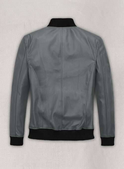 Soft Sherpa Gray Tom Cruise Leather Jacket #2 - Click Image to Close