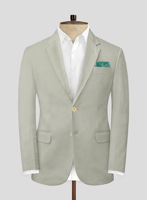 Slate Green Stretch Chino Jacket