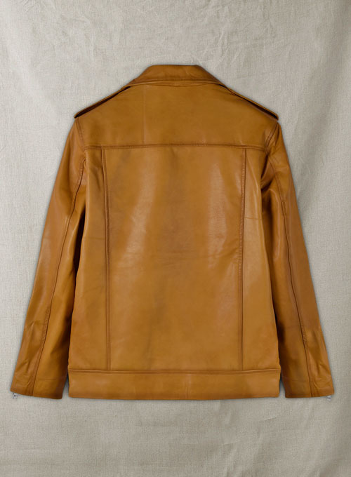 Rutland Caramel Brown Riding Leather Jacket - Click Image to Close