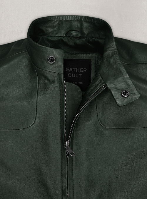 Soft Deep Olive Tom Cruise Fallout Leather Jacket - Click Image to Close