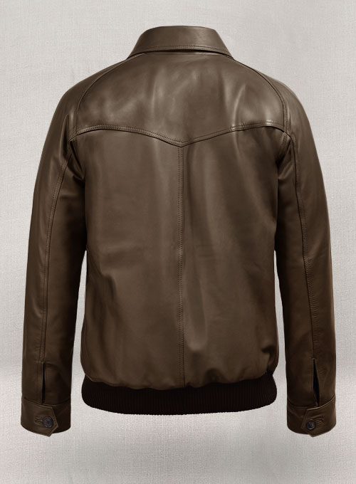 Soft Scottish Brown David Leather Jacket #2