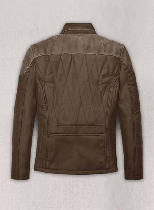 Soft Scottish Brown Leather Jacket #635 - Click Image to Close