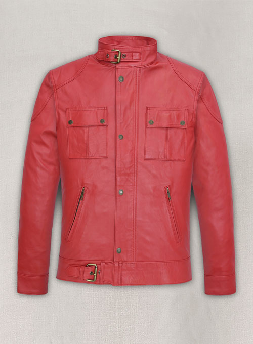 Soft Tango Red Washed & Wax The Expendables Lee Jacket