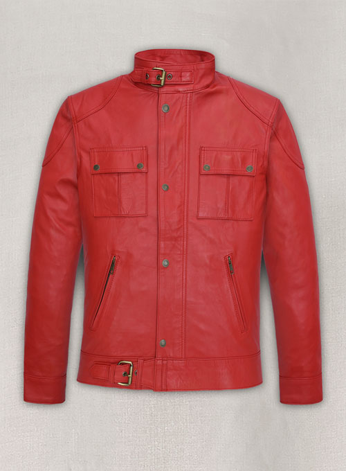 Soft Tango Red Washed & Wax The Expendables Lee Jacket