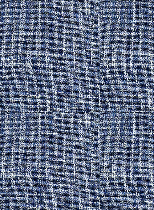 Solbiati Basket Blue Linen Jacket - Click Image to Close
