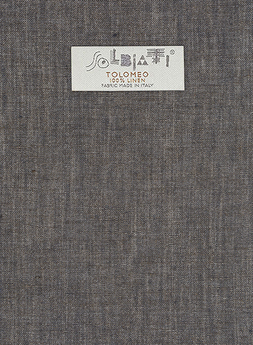 Solbiati Raw Brown Linen Jacket - Click Image to Close