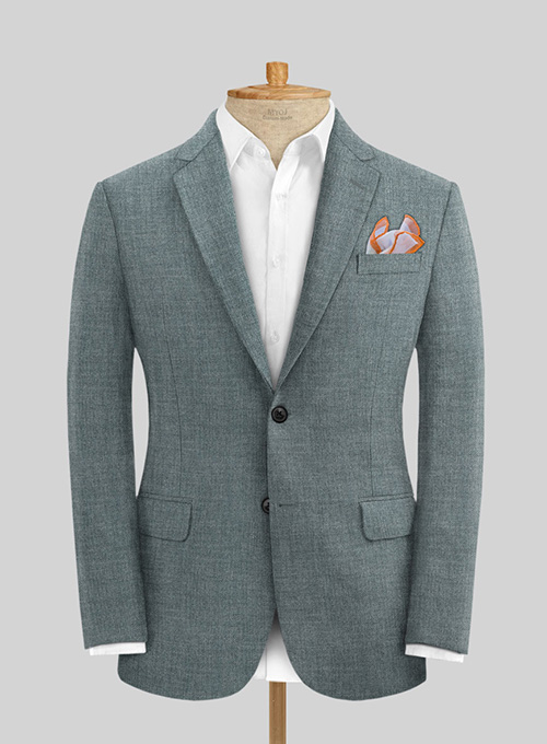 Solbiati Stone Gray Linen Jacket