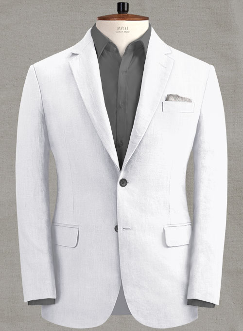 Solbiati White Linen Jacket