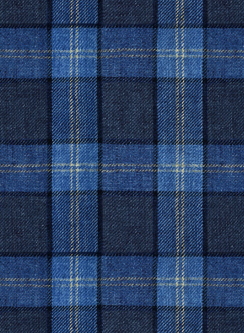 Solbiati Blue Glen Linen Jacket - Click Image to Close