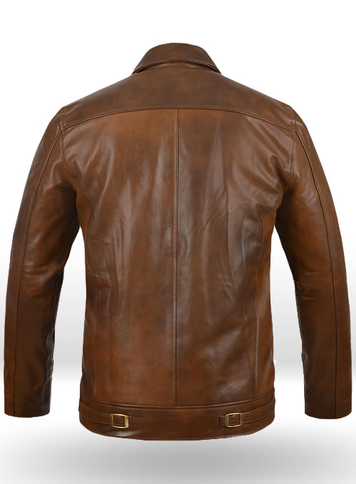 Spanish Brown The Expendables 2 Jason Statham Leather Jacket