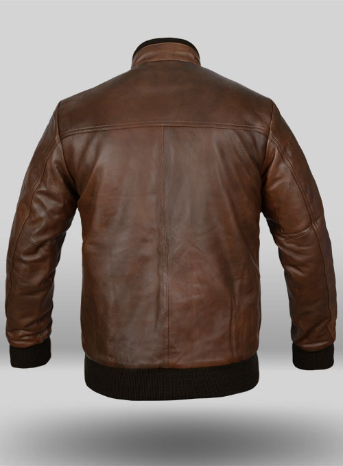 Spanish Brown Leather Jacket # 94 - Click Image to Close