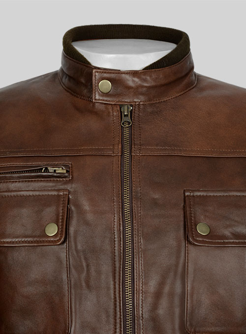 Spanish Brown Leather Jacket # 94 - Click Image to Close