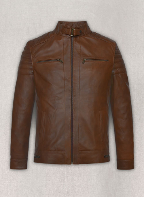 Spanish Brown Andrew Tate Leather Jacket