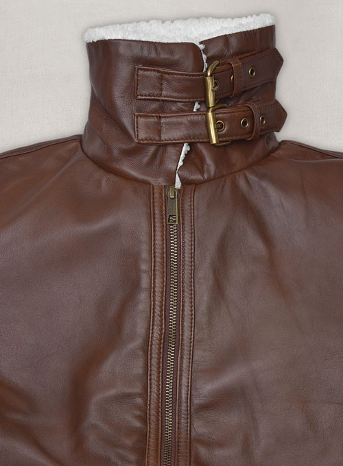 B3 Aviator Spanish Brown Leather Jacket