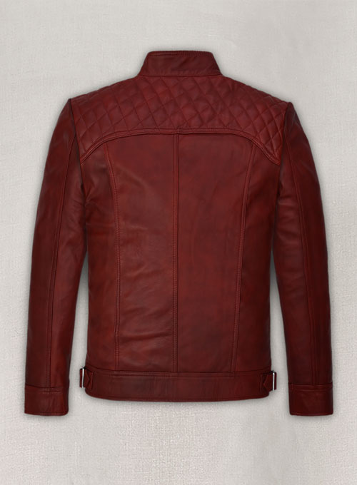 Spanish Red Leather Jacket # 653