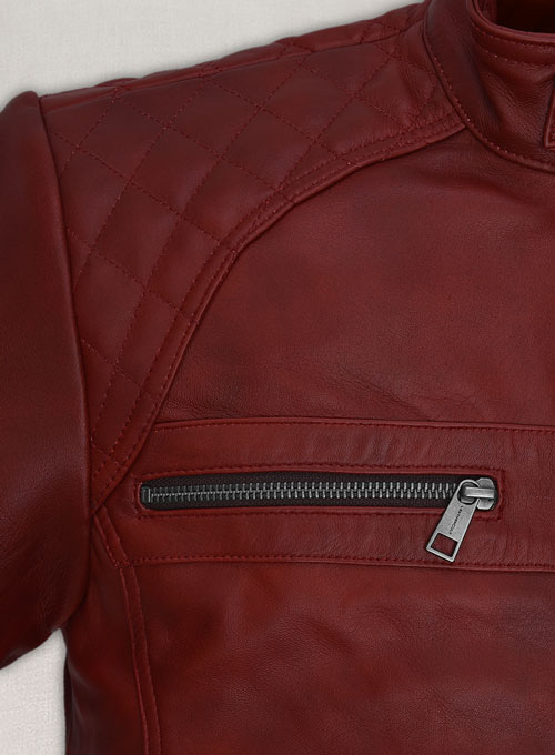 Spanish Red Leather Jacket # 653