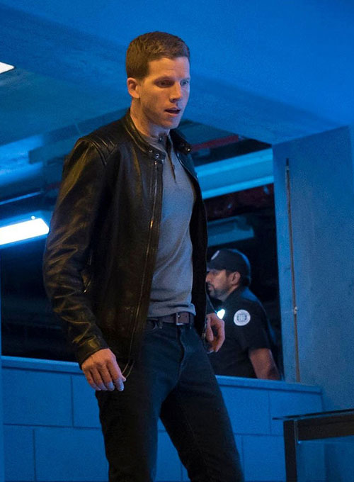 Stark Sands Minority Report Leather Jacket