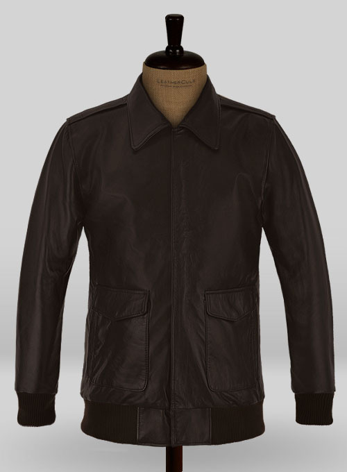 Steve Carell Welcome to Marwen Bomber Leather Jacket - Click Image to Close