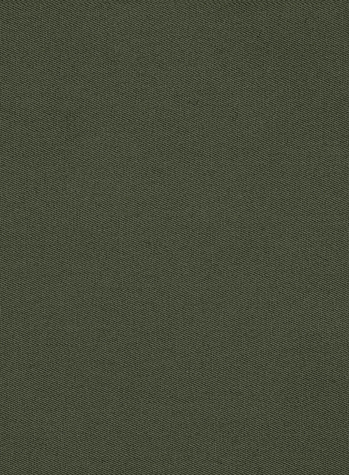 Stretch Summer Weight Olive Green Chino Jacket