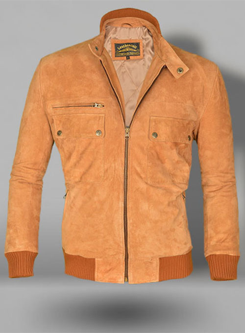 Suede Leather Jacket # 94 - Click Image to Close