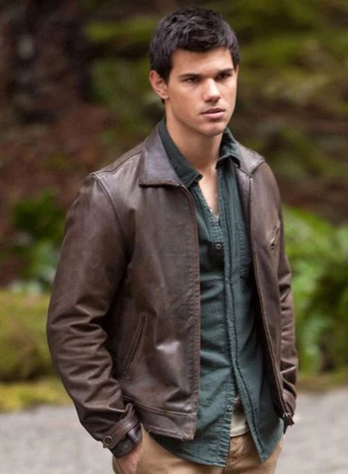 Taylor Lautner The Twilight Saga Leather Jacket - Click Image to Close