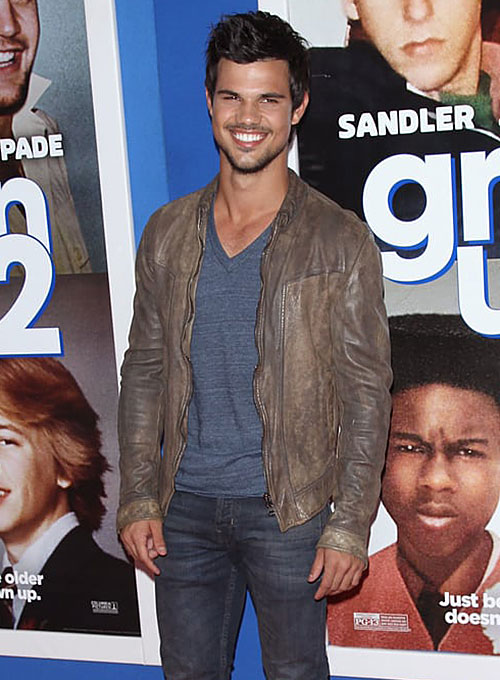 Taylor Lautner Leather Jacket - Click Image to Close