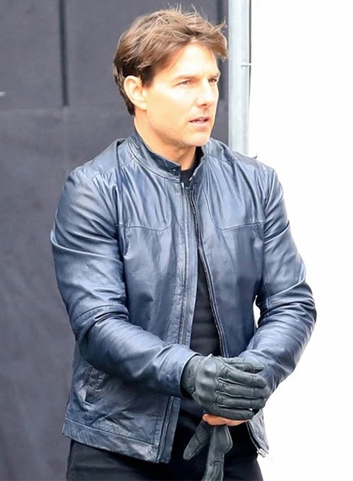 Tom Cruise Mission Impossible Fallout Leather Jacket - Click Image to Close