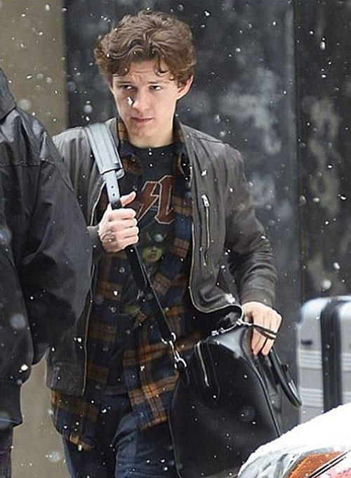 Tom Holland Leather Jacket