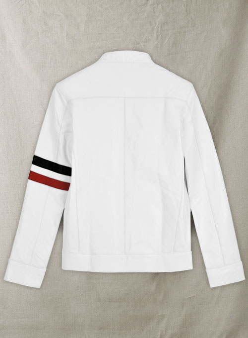 White Leather Jacket #97 - Click Image to Close