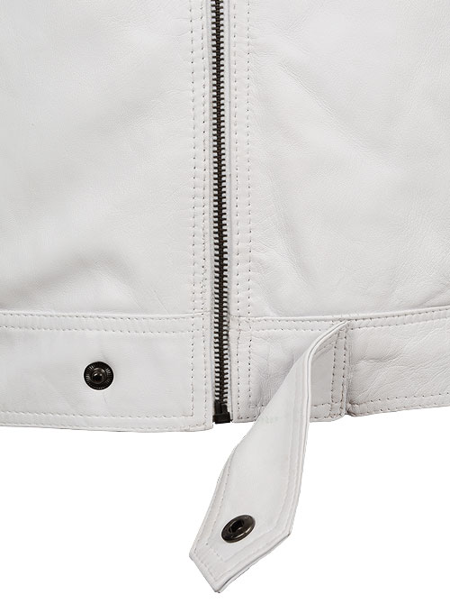 White Leather Jacket # 658 - Click Image to Close