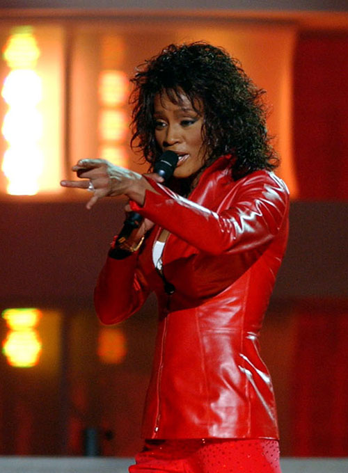 Whitney Houston Leather Jacket - Click Image to Close