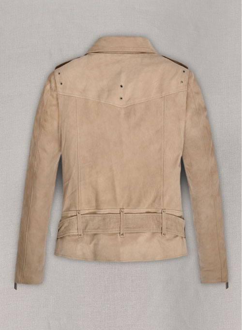 Wiella Biker Suede Leather Jacket - Click Image to Close