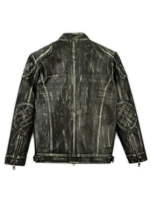 William Charcoal Leather Jacket - Click Image to Close