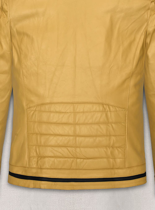 Yellow Andrew Tate Leather Jacket - Click Image to Close