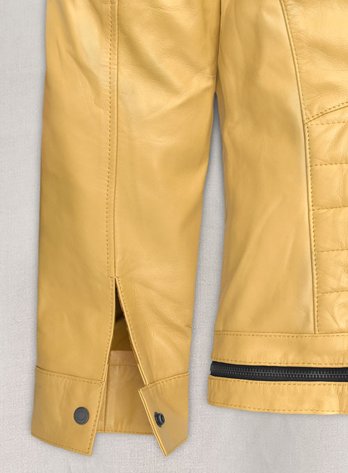 Yellow Andrew Tate Leather Jacket - Click Image to Close
