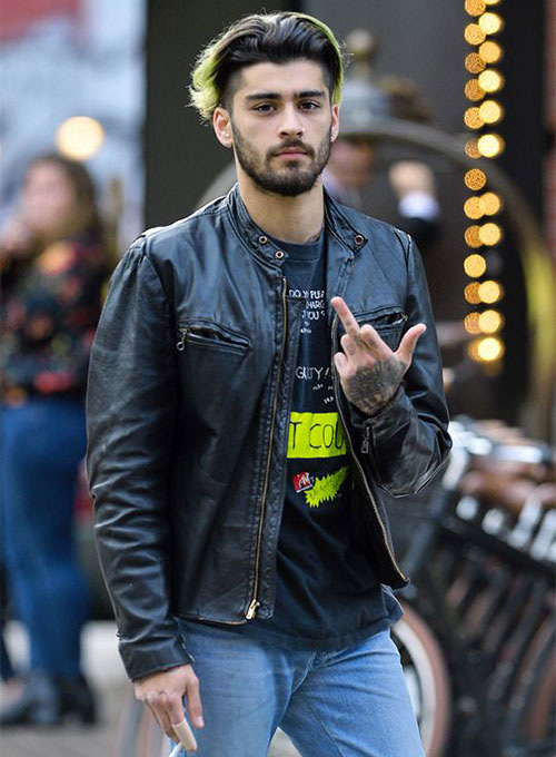 Zayn Malik Leather Jacket - Click Image to Close