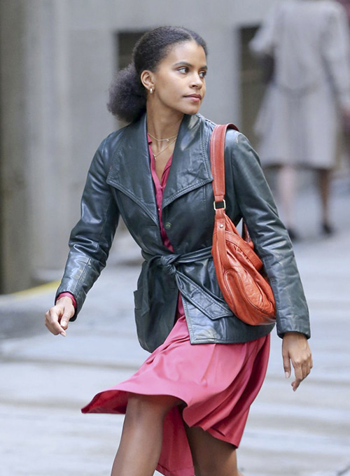 Zazie Beetz Joker Leather Jacket - Click Image to Close