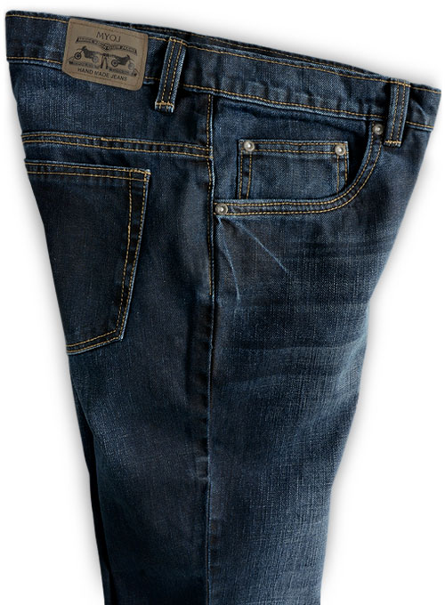 Ace Blue Indigo Wash Whisker Jeans