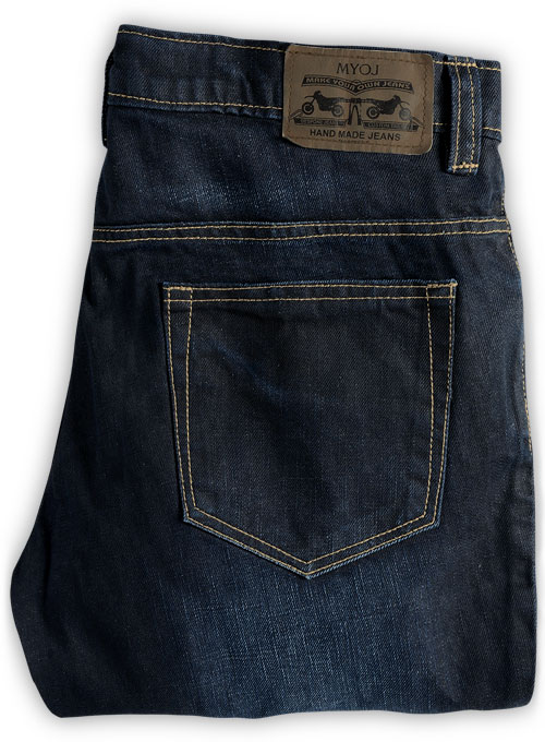 Ace Blue Hard Wash Whisker Jeans
